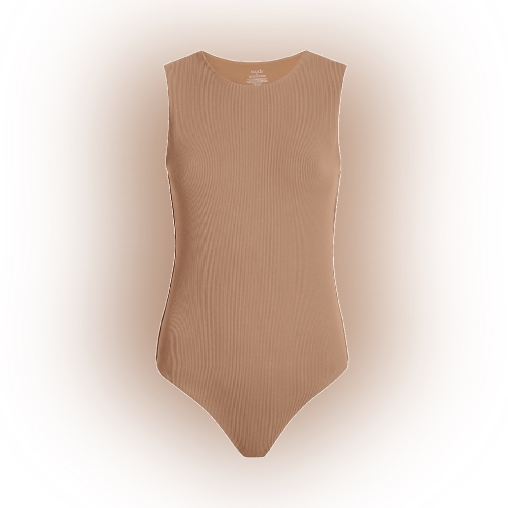 NUUDS Ribbed Crewneck Tank Bodysuit